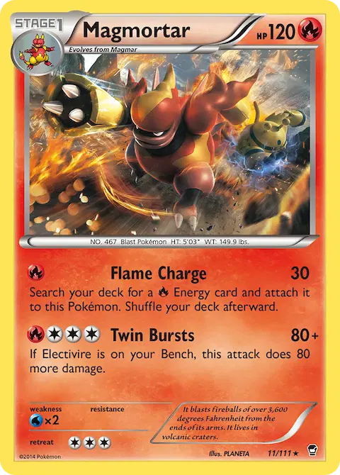 Magmortar, Furious Fists 11/111