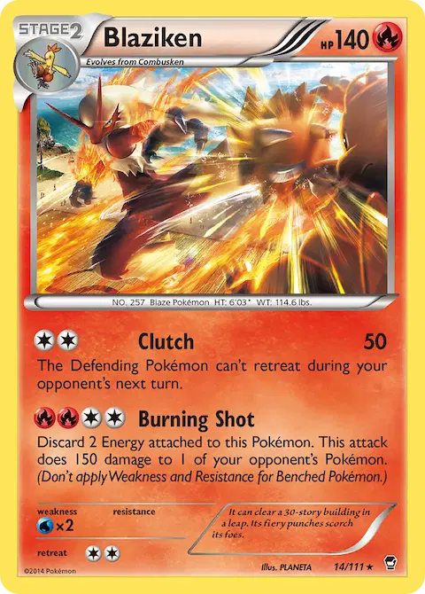 Blaziken, Furious Fists 14/111