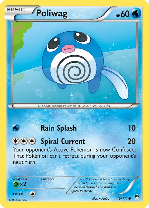 Poliwag, Furious Fists 15/111