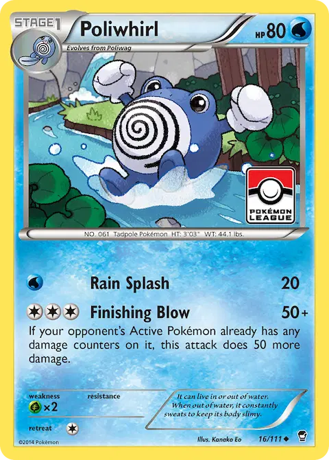 Poliwhirl, Furious Fists 16/111