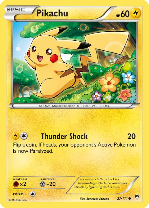 Pikachu, Furious Fists 27/111