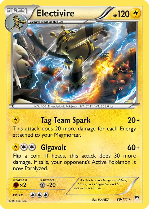 Electivire, Furious Fists 30/111