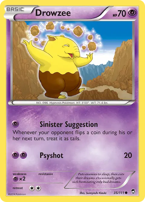 Drowzee, Furious Fists 35/111