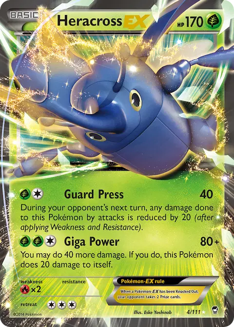 Heracross EX, Furious Fists 4/111