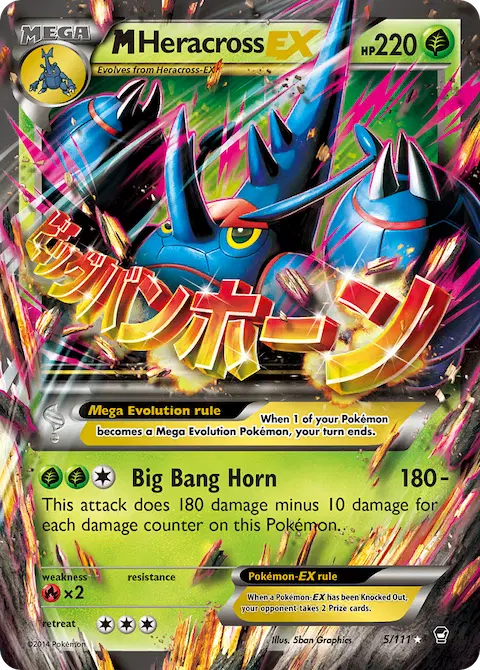 M Heracross EX, Furious Fists 5/111