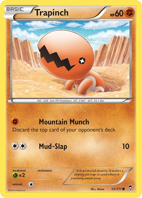 Trapinch, Furious Fists 53/111