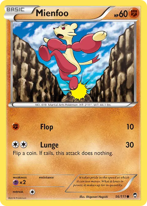 Mienfoo, Furious Fists 56/111