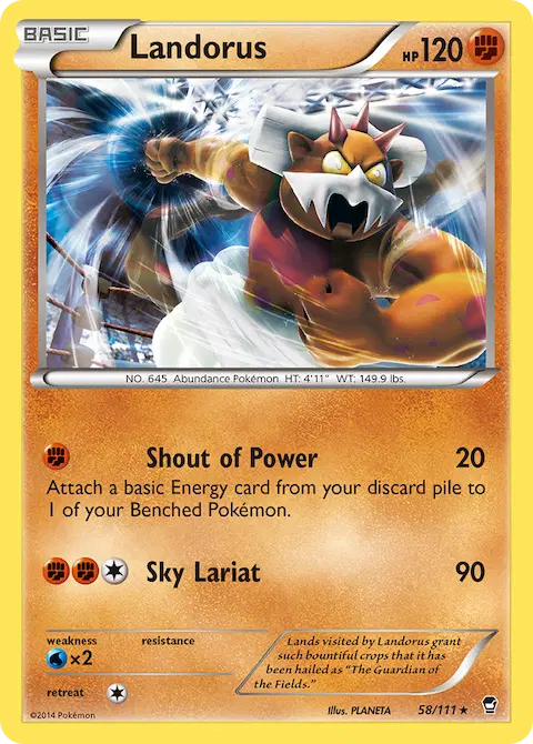 Landorus, Furious Fists 58/111