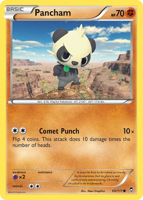 Pancham, Furious Fists 60/111