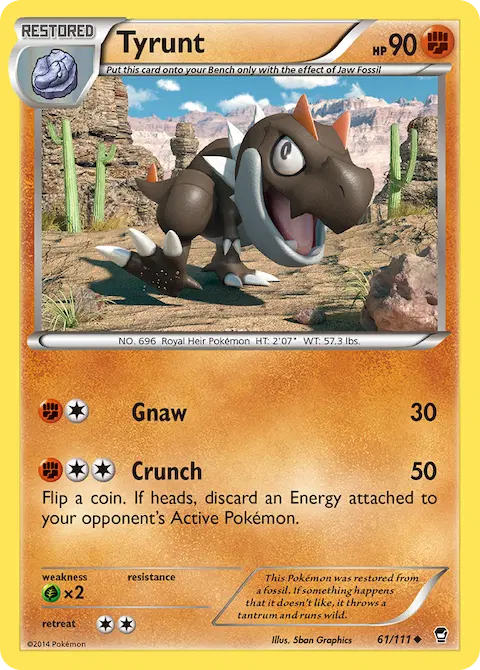 Tyrunt, Furious Fists 61/111
