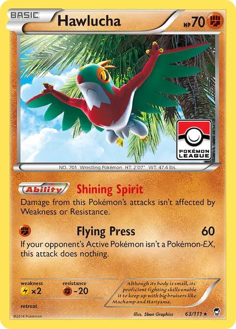 Hawlucha, Furious Fists 63/111