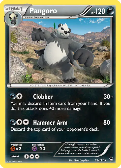 Pangoro, Furious Fists 68/111