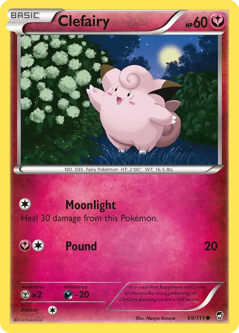 Clefairy, Furious Fists 69/111