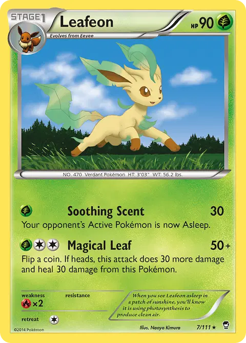 Leafeon, Furious Fists 7/111