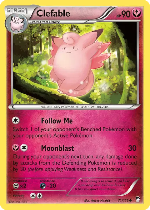 Clefable, Furious Fists 71/111