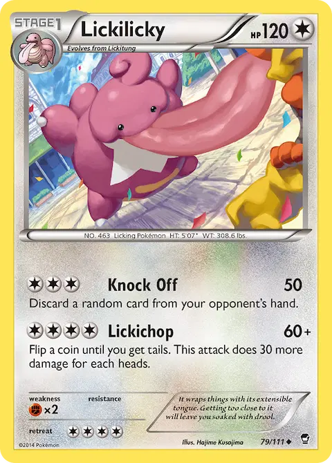 Lickilicky, Furious Fists 79/111