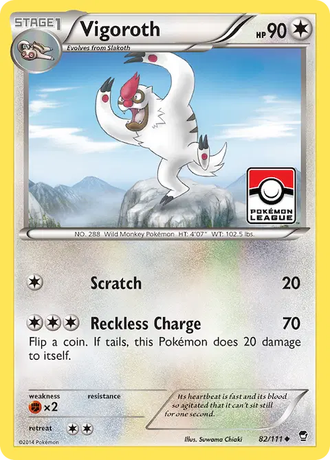 Vigoroth, Furious Fists 82/111