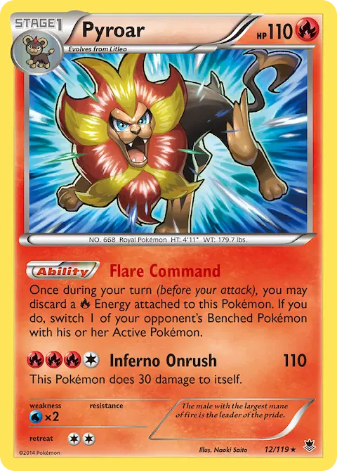 Pyroar, Phantom Forces 12/119