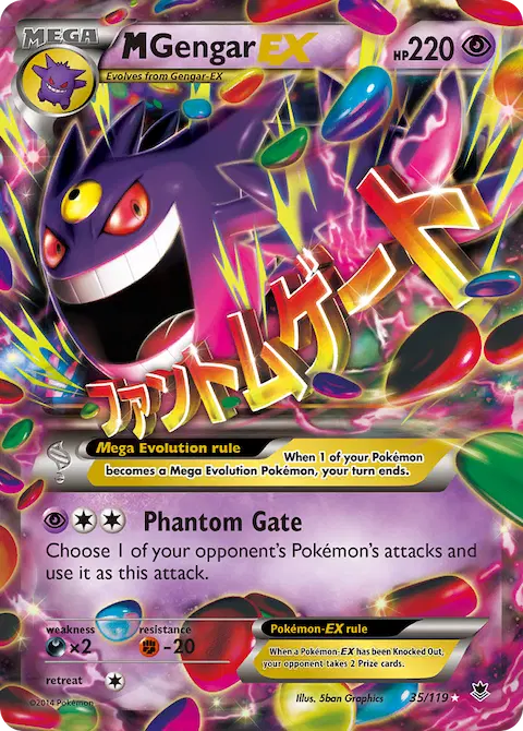 M Gengar EX, Phantom Forces 35/119