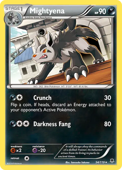 Mightyena, Phantom Forces 54/119