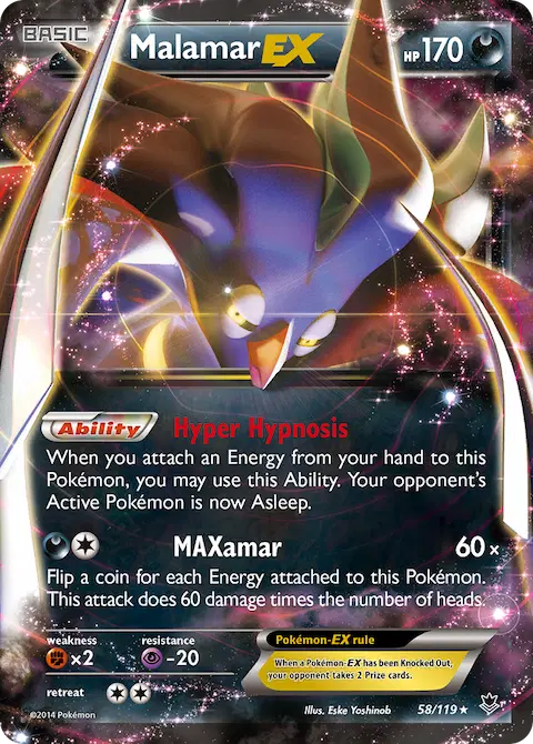 Malamar EX, Phantom Forces 58/119