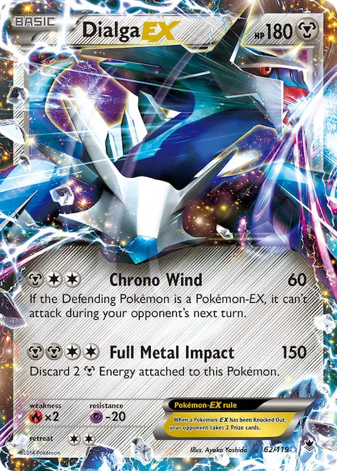 Dialga EX, Phantom Forces 62/119