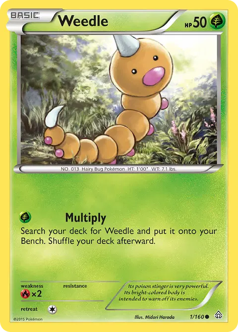 Weedle, Primal Clash 1/160