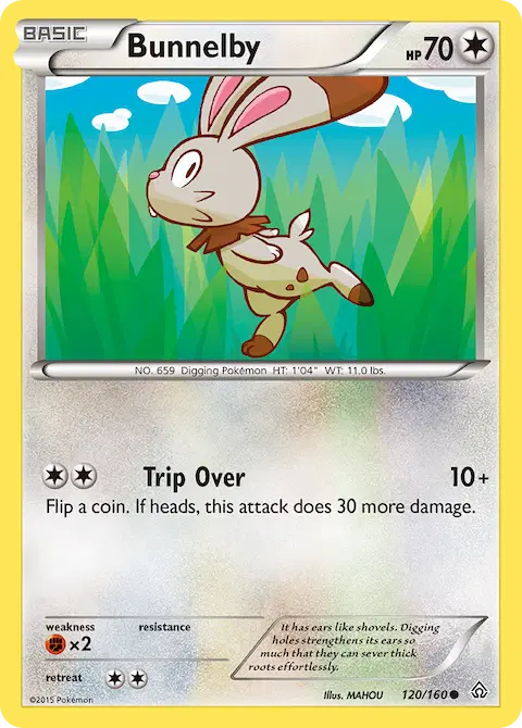 Bunnelby, Primal Clash 120/160