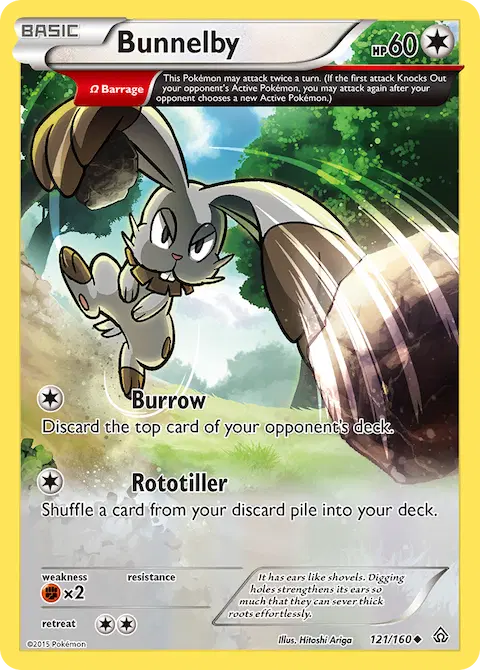 Bunnelby, Primal Clash 121/160