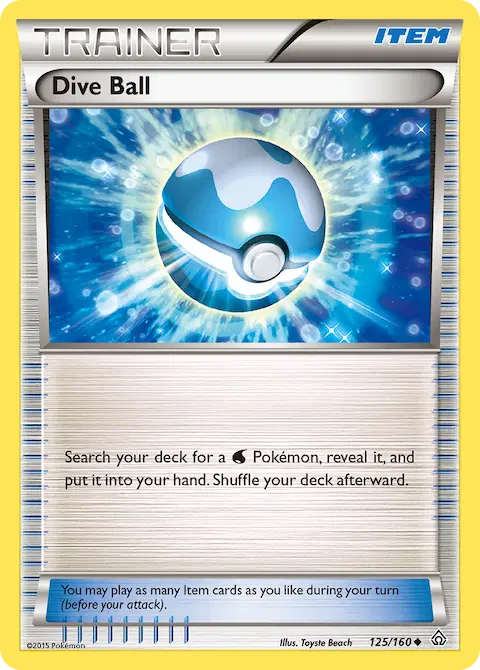 Dive Ball, Primal Clash 125/160