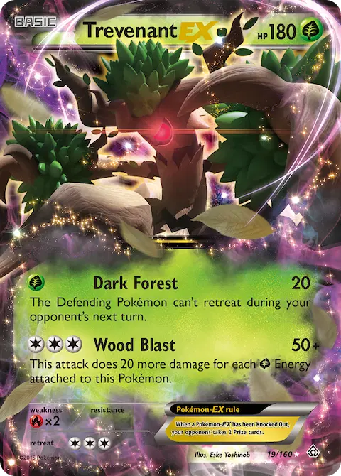 Trevenant EX, Primal Clash 19/160