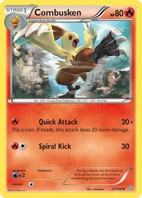Combusken, Primal Clash 27/160