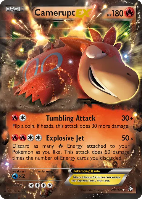 Camerupt EX, Primal Clash 29/160
