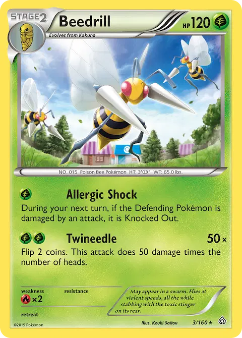 Beedrill, Primal Clash 3/160