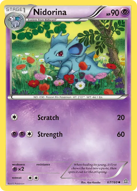 Nidorina, Primal Clash 67/160