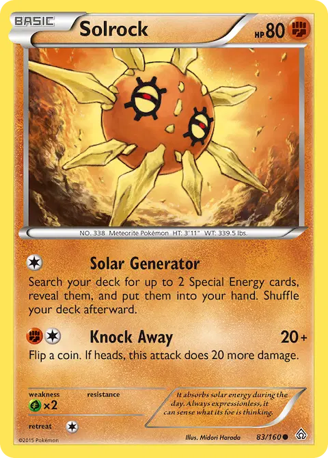 Solrock, Primal Clash 83/160