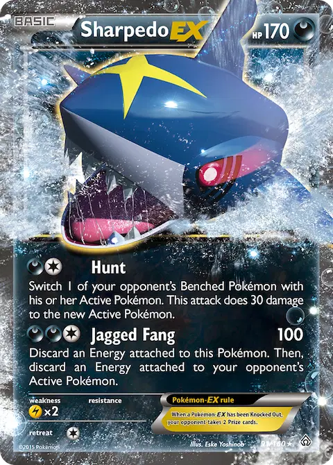 Sharpedo EX, Primal Clash 91/160