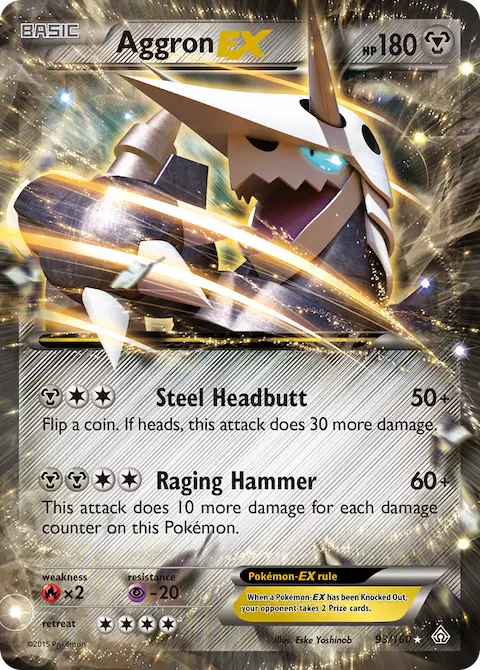 Aggron EX, Primal Clash 93/160