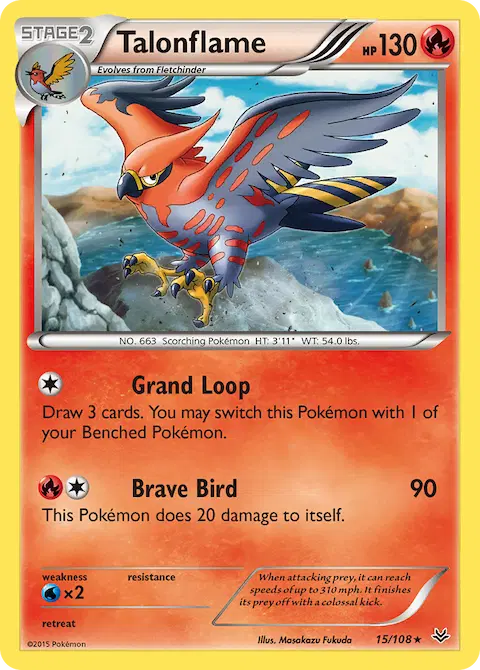 Talonflame, Roaring Skies 15/108