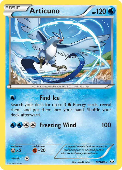 Articuno, Roaring Skies 16/108