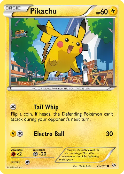 Pikachu, Roaring Skies 20/108