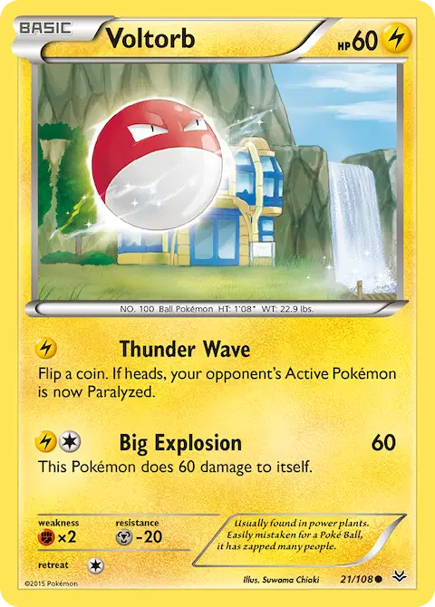 Voltorb, Roaring Skies 21/108