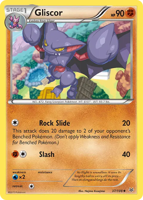 Gliscor, Roaring Skies 37/108