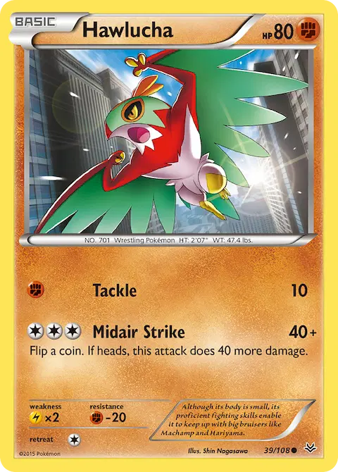 Hawlucha, Roaring Skies 39/108