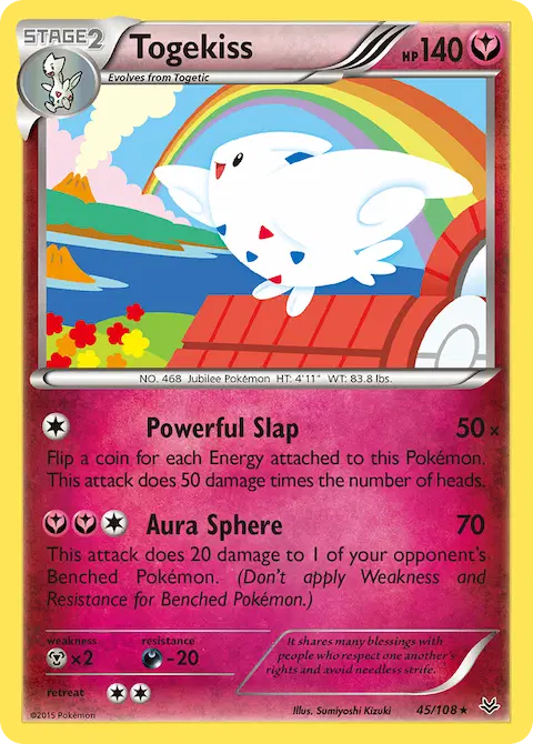 Togekiss, Roaring Skies 45/108