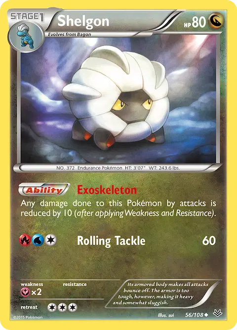Shelgon, Roaring Skies 56/108