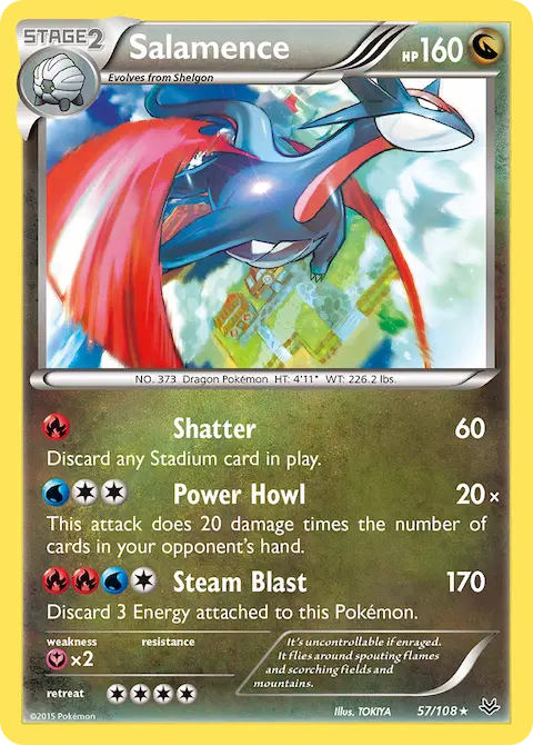 Salamence, Roaring Skies 57/108