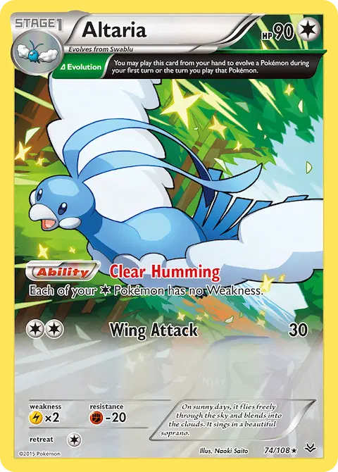 Altaria, Roaring Skies 74/108