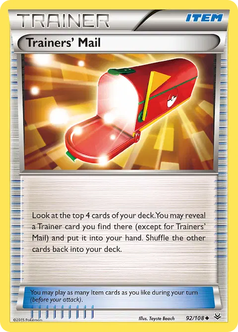 Trainers' Mail, Roaring Skies 92/108
