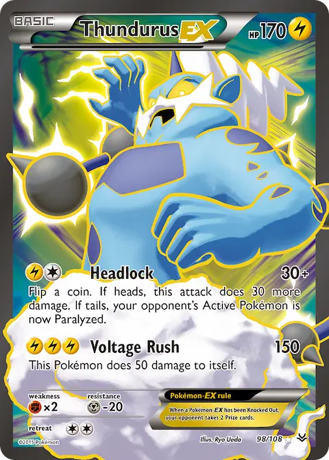 Thundurus EX, Roaring Skies 98/108